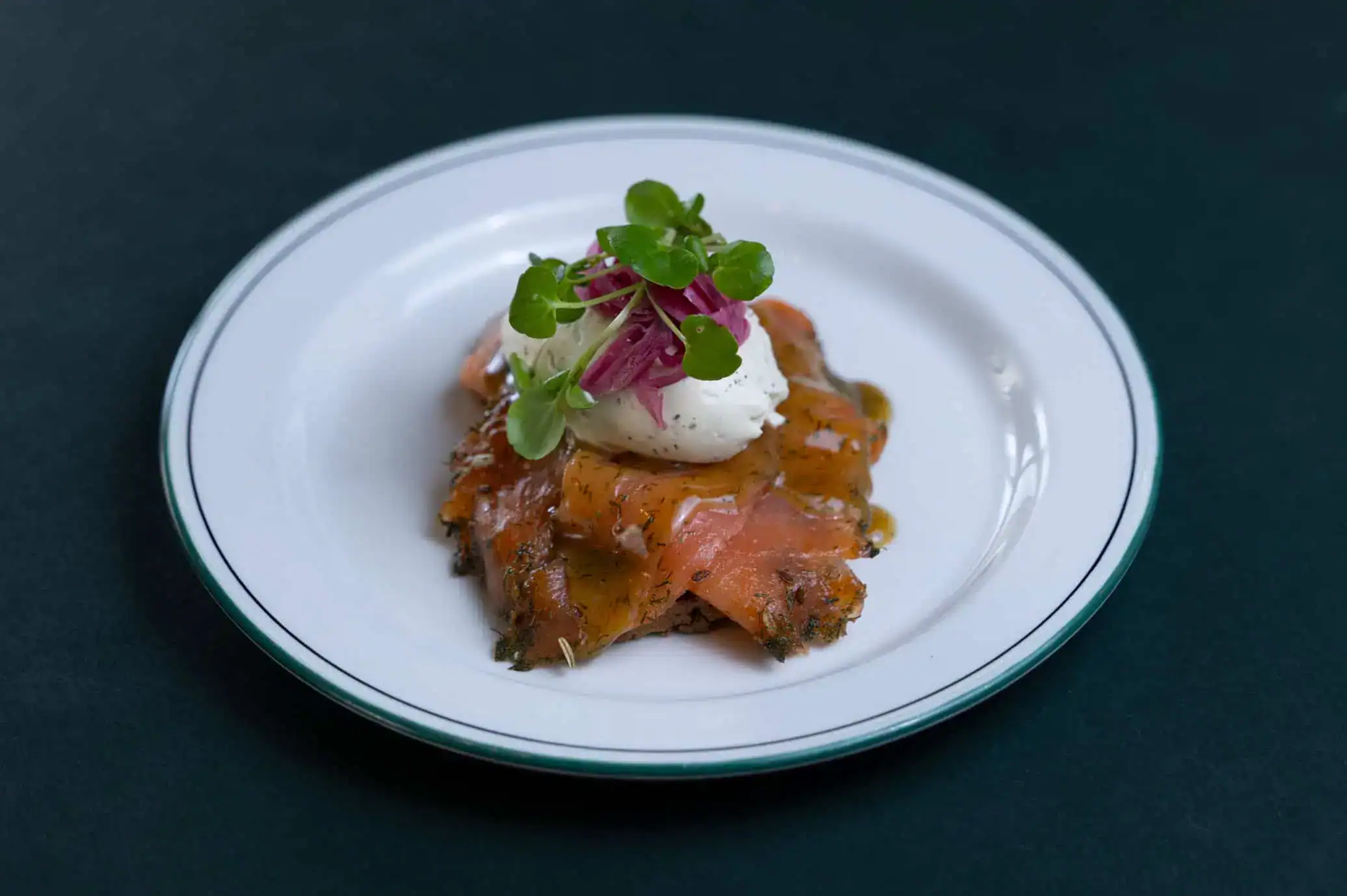 gravad laks smørrebrød